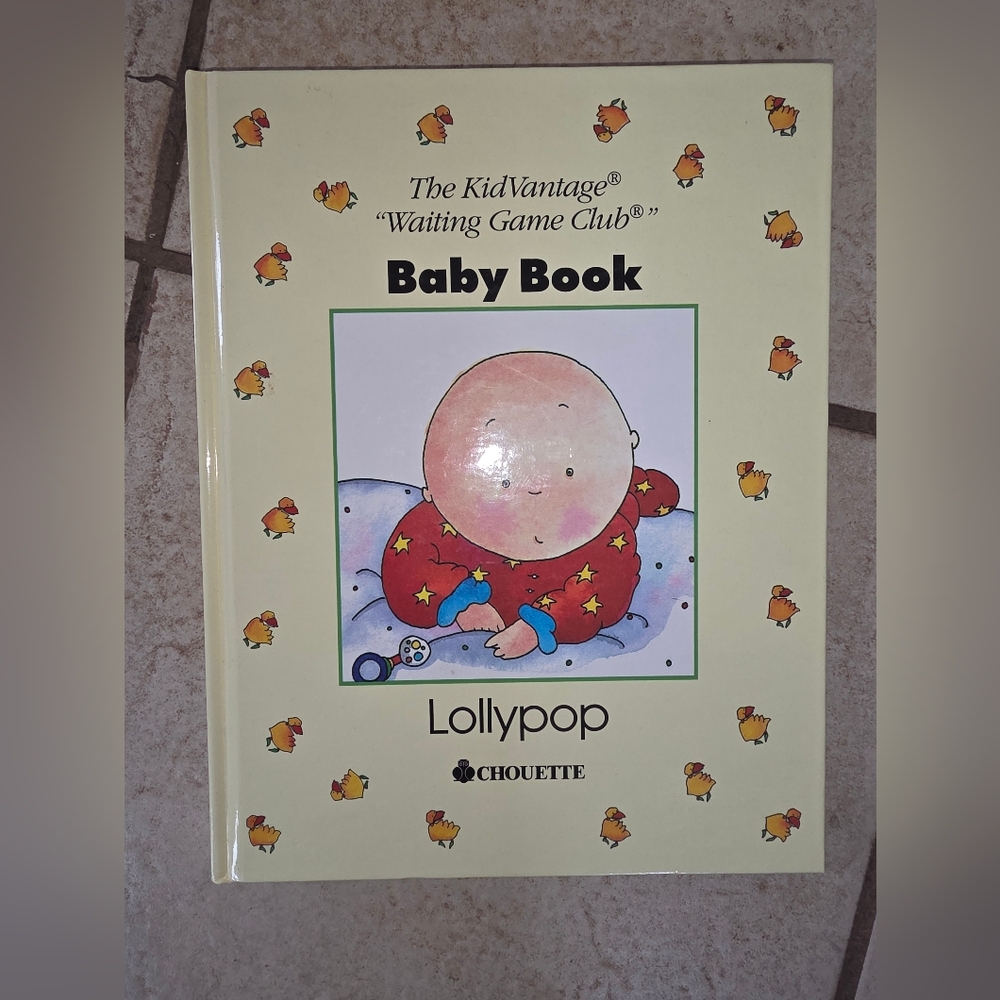 Never used Baby Book LOLLYPOP records memories moments CAILLOU Chouette SEARS